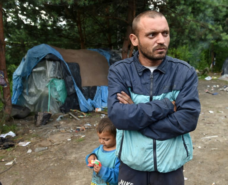 Misha, who lives in a Roma camp on the outskirts of Lviv in Ukraine, said their camp was attacked in early May by men with sticks who beat everyone, including the children