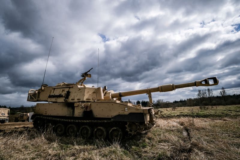 FILE PHOTO: US Army hosts multinational live firing exercise in Germany