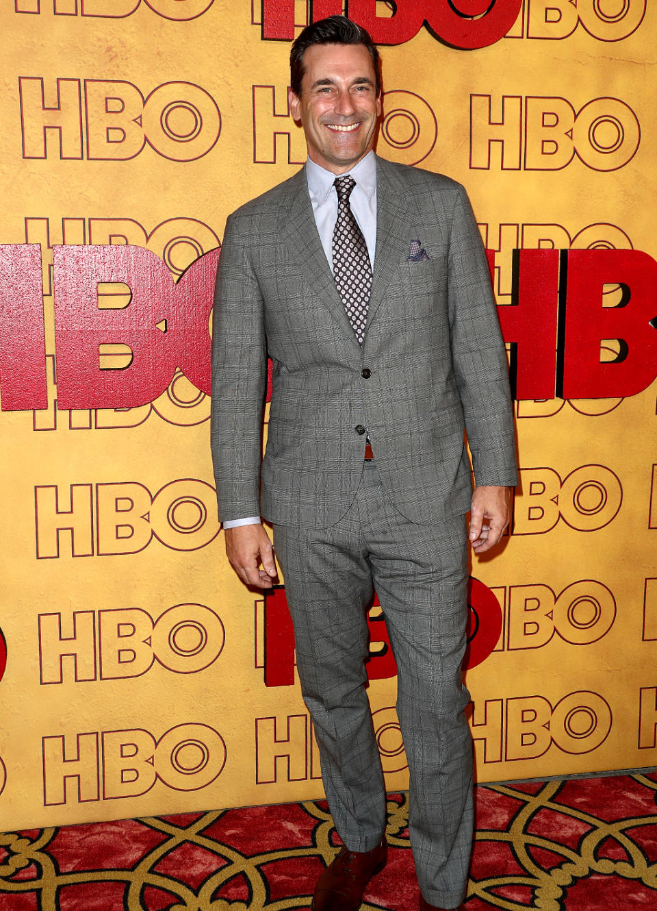 <p>Jon Hamm at HBO’s Post Emmy Awards Reception at the Plaza at the Pacific Design Center. (Photo: Frederick M. Brown/Getty Images) </p>