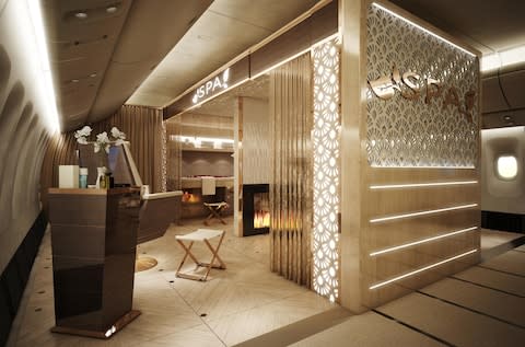 Is it a room? No it's a plane cabin - Credit: Dubai Aviation Engineering Projects