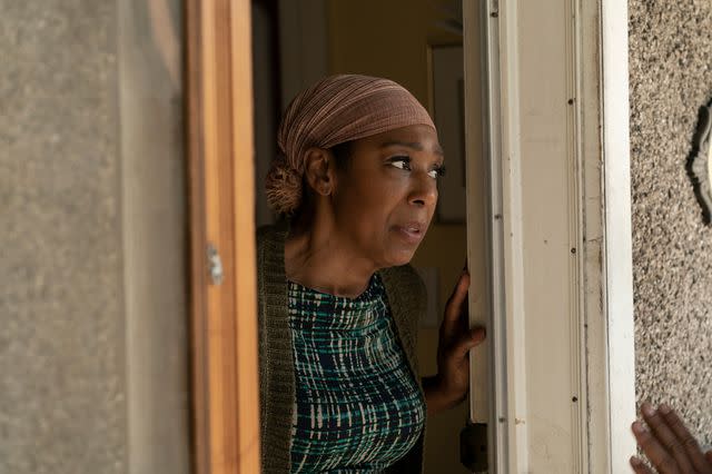 <p>Panagiotis Pantazidis/Amazon Studios</p> Dawnn Lewis as Valerie on 'The Boys'.