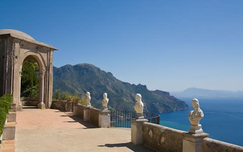 Villa Cimbrone, Amalfi Coast - Credit: P A Thompson