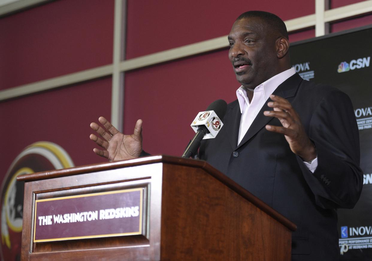 Doug Williams received a promotion from the Washington Redskins, even if the power structure truly hasn’t charged all that much. (AP)