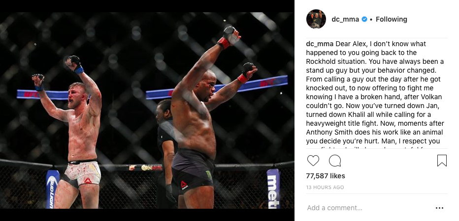 Daniel Cormier Instagram: dc_mma