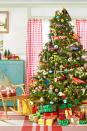 <p>The Christmas tree in this <a href="https://www.countryliving.com/home-design/house-tours/g3857/christmas-camp-decorating-ideas/" rel="nofollow noopener" target="_blank" data-ylk="slk:camp-style California cabin;elm:context_link;itc:0;sec:content-canvas" class="link ">camp-style California cabin</a> is peppered with <span class="redactor-unlink">pennants from National Parks</span> and roadside attractions.</p><p><a class="link " href="https://go.redirectingat.com?id=74968X1596630&url=https%3A%2F%2Fwww.etsy.com%2Fsearch%2Fvintage%3Fq%3Dpennants%26use_mmx%3D1%26vintage_rewrite%3Dvintage%2Bpennants%26original_query%3D2&sref=https%3A%2F%2Fwww.countryliving.com%2Fhome-design%2Fdecorating-ideas%2Ftips%2Fg1251%2Ftrim-christmas-trees-1208%2F" rel="nofollow noopener" target="_blank" data-ylk="slk:SHOP VINTAGE PENNANTS;elm:context_link;itc:0;sec:content-canvas">SHOP VINTAGE PENNANTS</a><br></p>