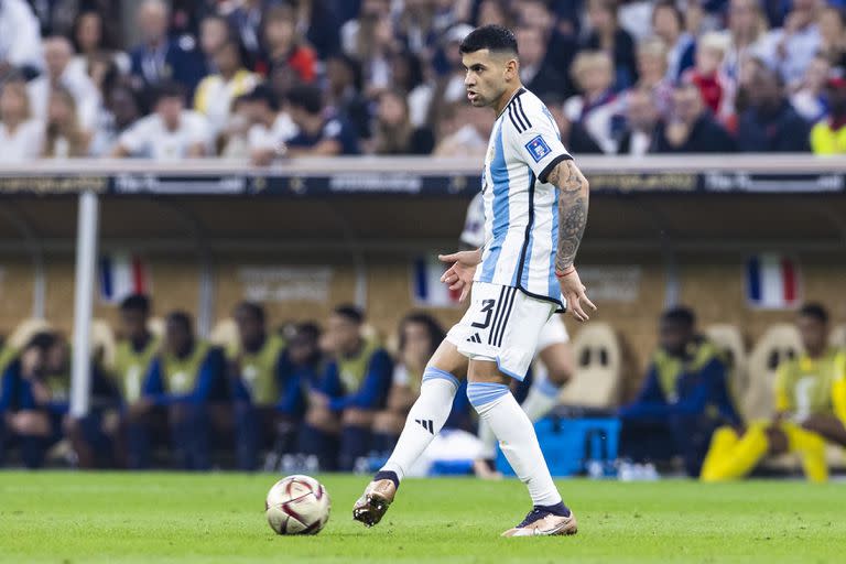 Cristian 'Cuti' Romero tiene apenas 20 partidos con la camiseta de la selección argentina