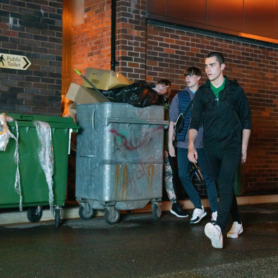 corey brent and his gang in coronation street