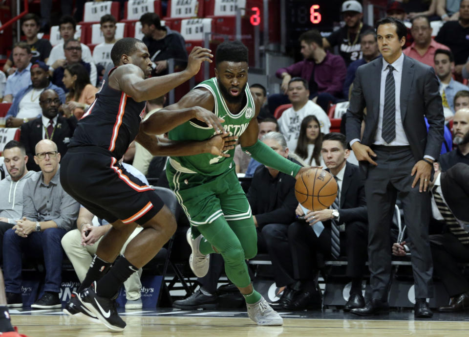 Boston Celtics’ Jaylen Brown . (AP Photo/Lynne Sladky)