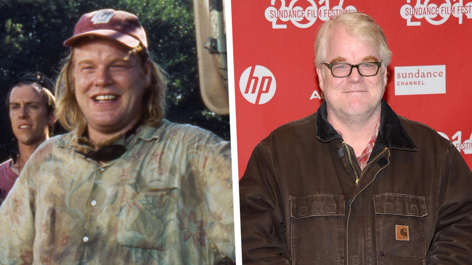 Philip Seymour Hoffman played Dusty Davies in Twister. (Universal/Alamy/Getty)