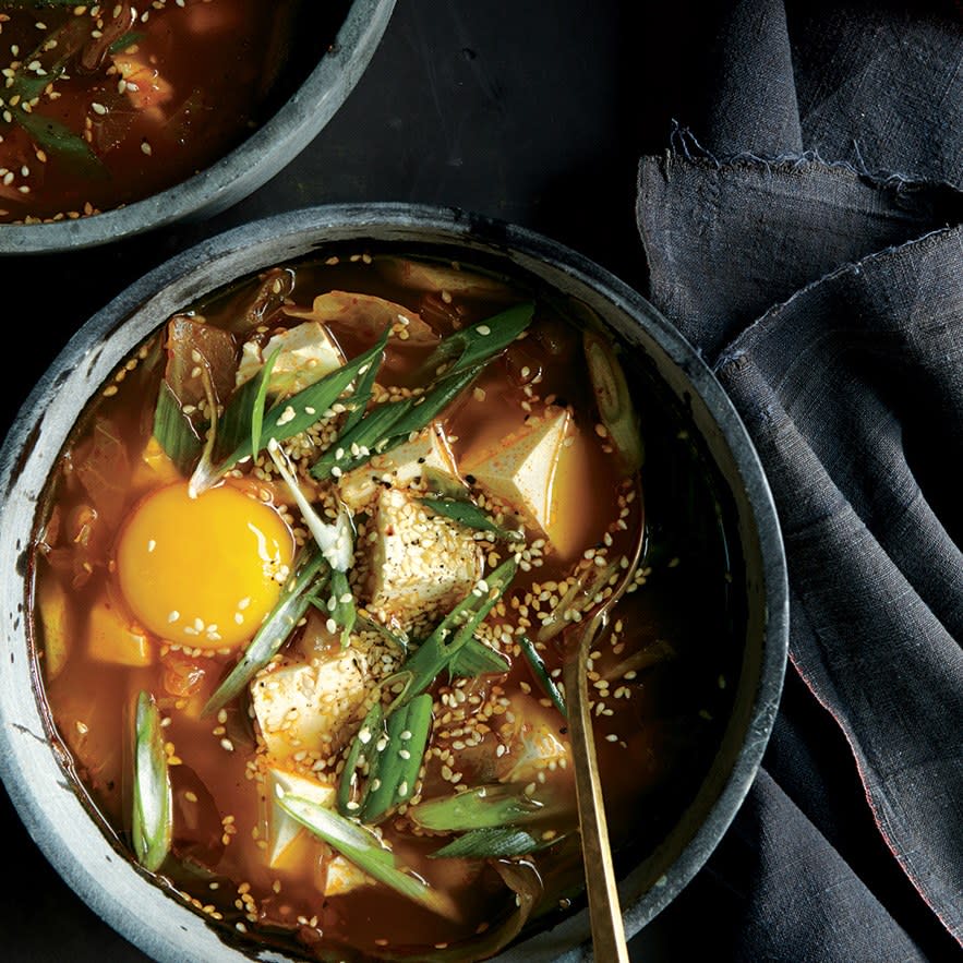 Spicy Kimchi Tofu Stew