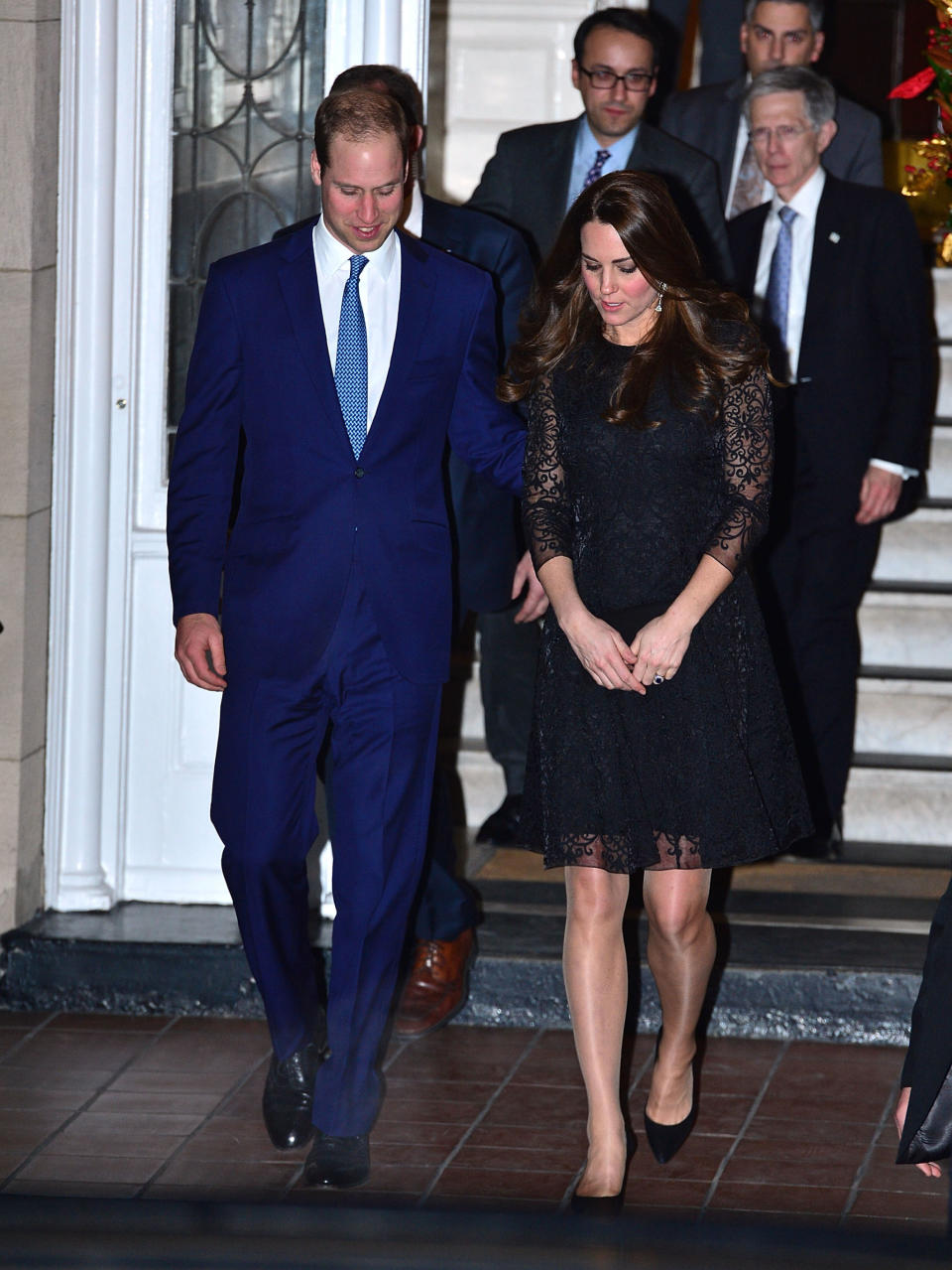 Duchess of Cambridge in New York with Prince William