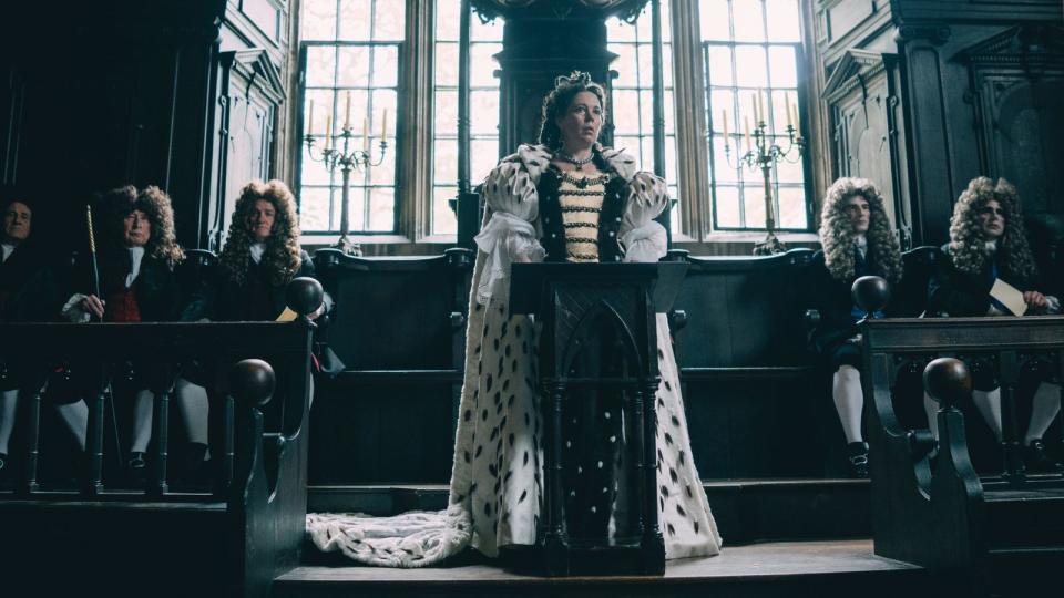 ... die im durchgeknallten Film "The Favourite - Intrigen und Irrsinn" (2018) die Königin Anne so überzeugend spielte, dass sie mit dem Oscar als beste Hauptdarstellerin ausgezeichnet wurde. (Bild: 2018 Twentieth Century Fox)