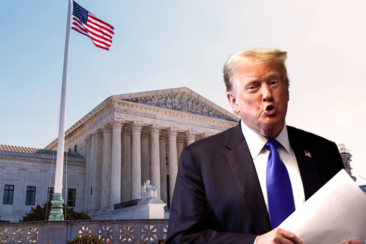 Donald Trump; Supreme Court of the United States Photo illustration by Salon/Getty Images