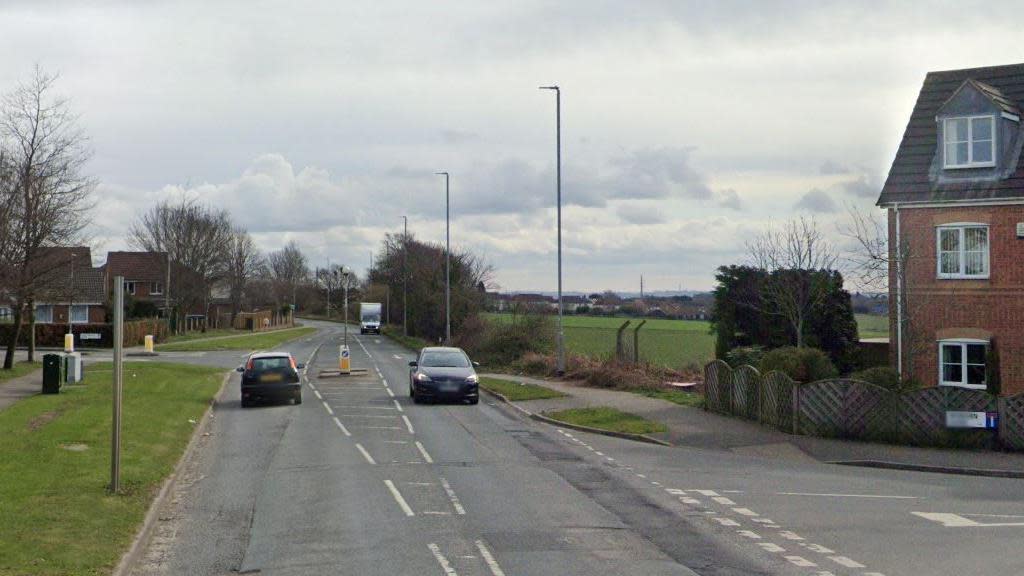 Thorpe Lane, Middleton, close to the junction with Redbarn Close