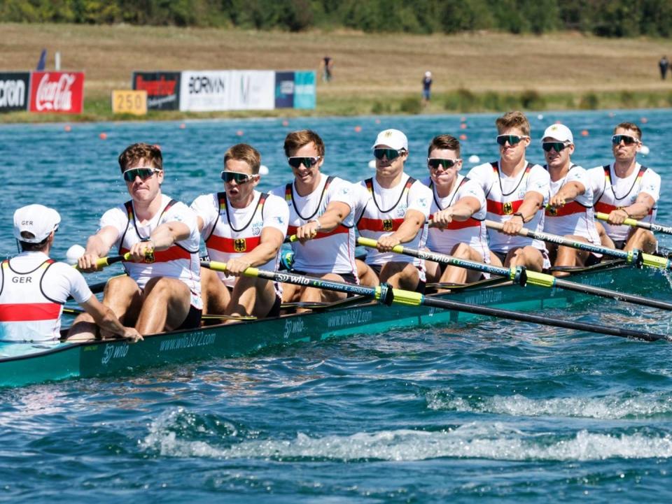 Deutschland-Achter schrammt an Medaille vorbei