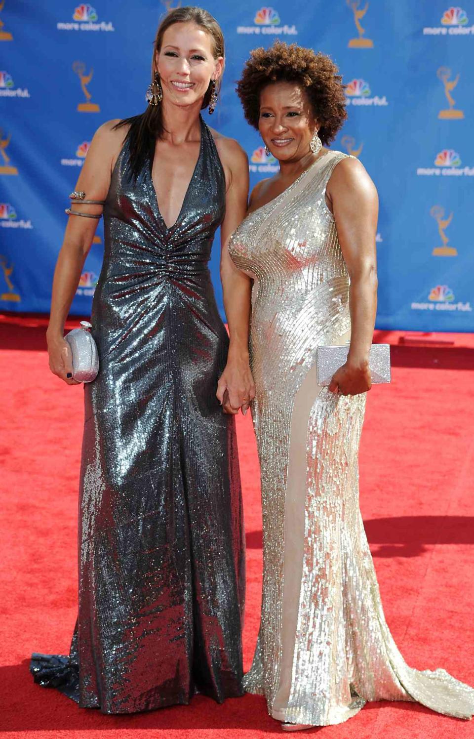 Alex Sykes and actress Wanda Sykes arrive at the 62nd Annual Primetime Emmy Awards held at the Nokia Theatre L.A. Live on August 29, 2010 in Los Angeles, California