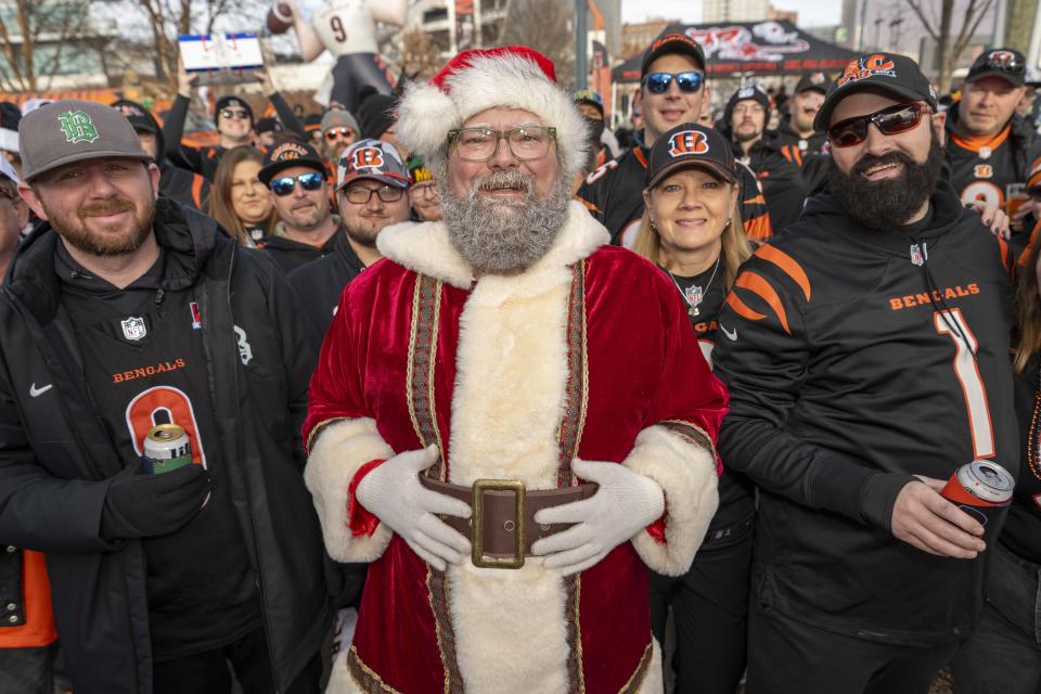 Santa Claus made a special appearance before the Vikings game on Dec. 16. A few hours later, all the Bengals fans got what they wanted for Christmas.