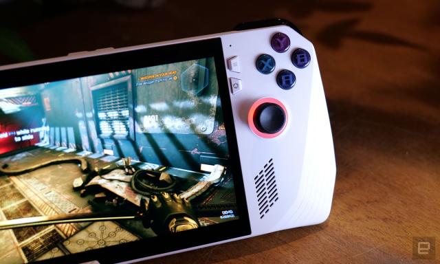 ASUS ROG Ally PC Gaming Handheld Prototypes Smile For The Camera