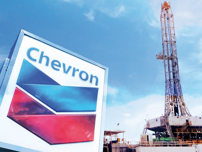 Chevron, otra petrolera con acciones al alza.