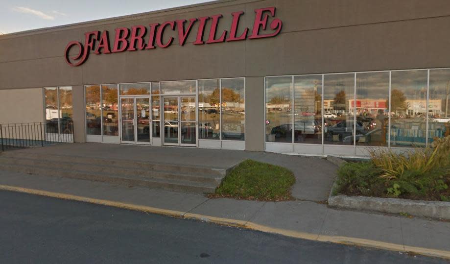 The Fabricville store in the Parkway Mall, seen here in 2016, closed in September, but fabric lovers kept their hopes up as the corporation searched for a new location.  (Google Maps - image credit)