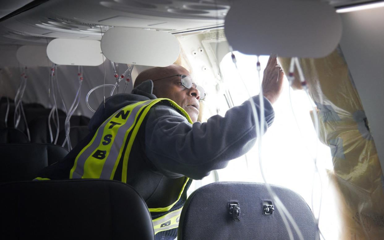 The detached door plug on an Alaska Airlines Boeing 737 Max 9 plane is one of a number of recent aviation incidents