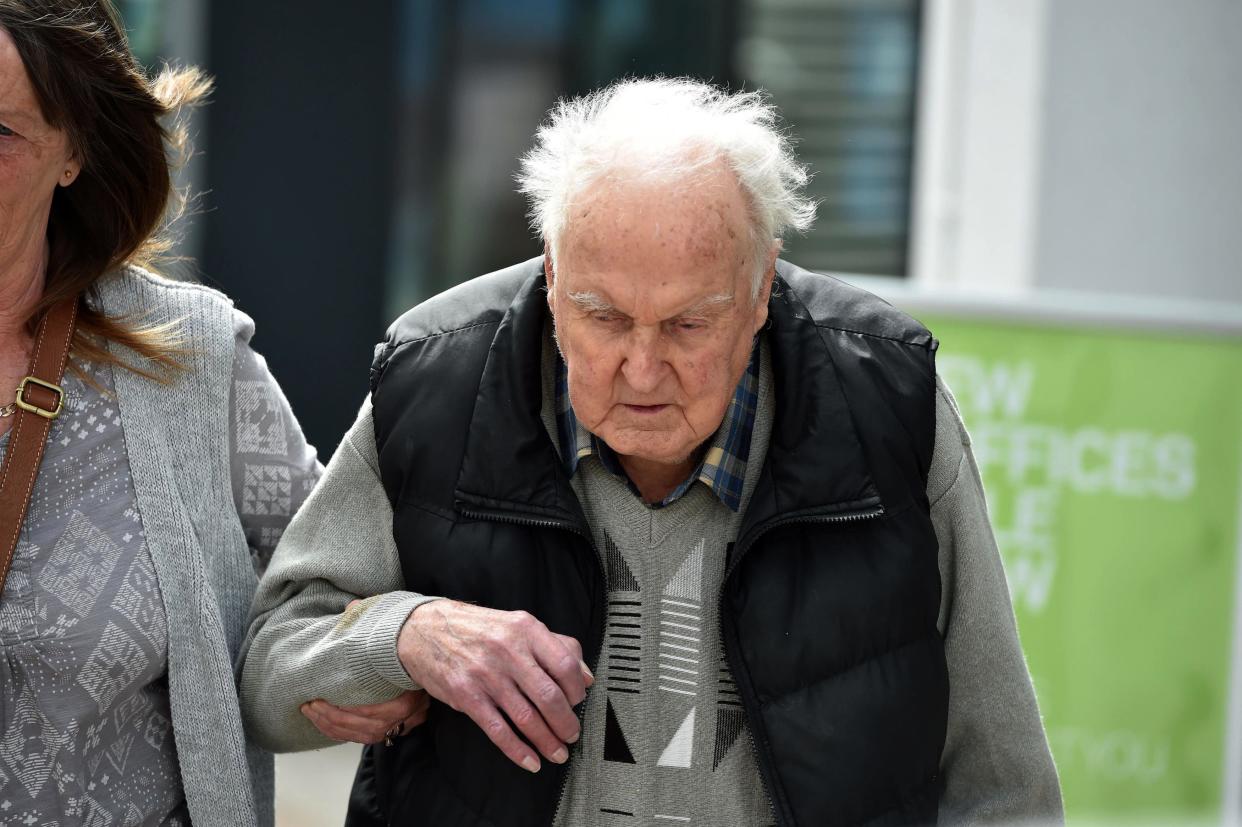 Denver Beddows, 95, who attacked his wife Olive, 88, in an attempted mercy killing - PA Wire/PA Images