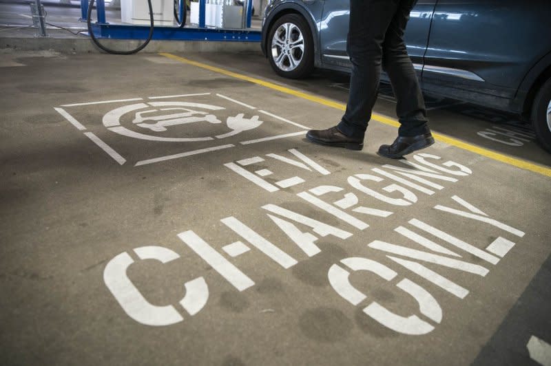 After the electric vehicle industry experienced a huge surge in 2022, it has hit headwinds. It ramped up faster than demand, triggering efforts to cut costs. File Photo by Sarah Silbiger/UPI
