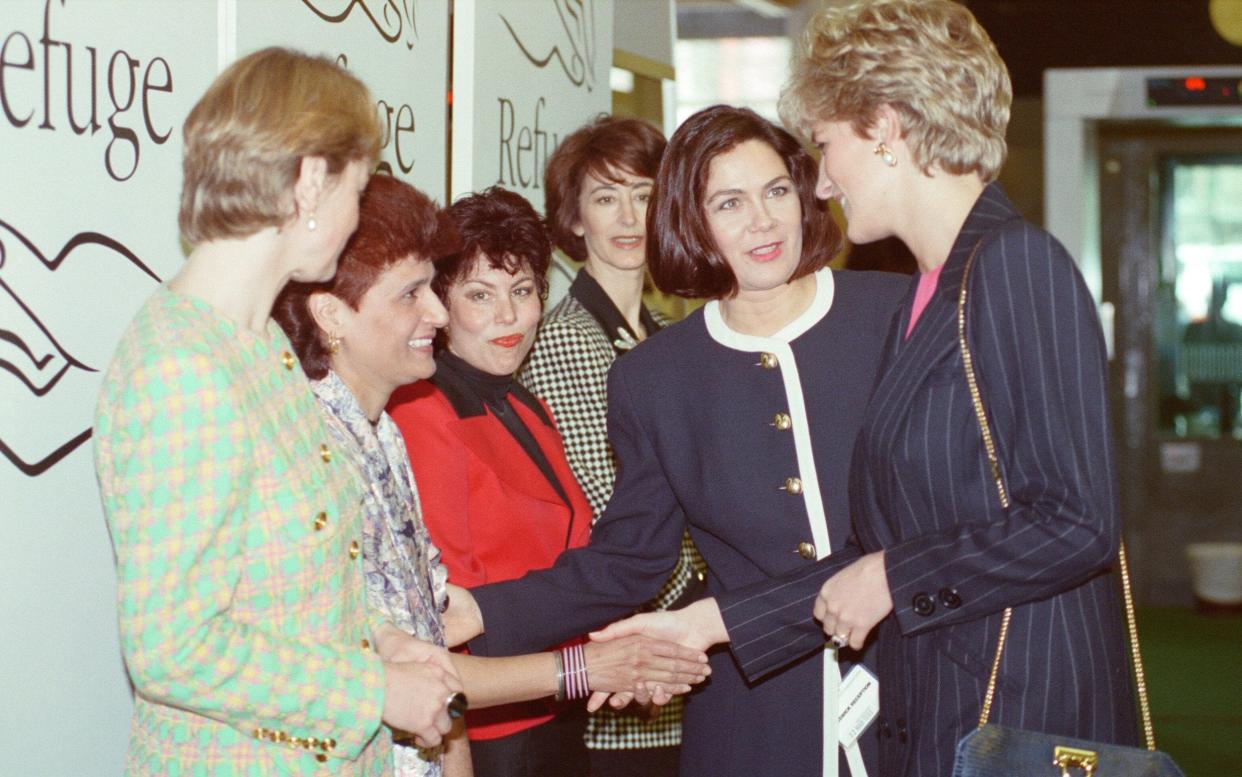 Princess Diana helped Refuge increase awareness of their plight - Mirrorpix