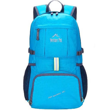 Venture Pal Lightweight Packable Durable Travel Hiking Backpack. (Photo: Amazon)