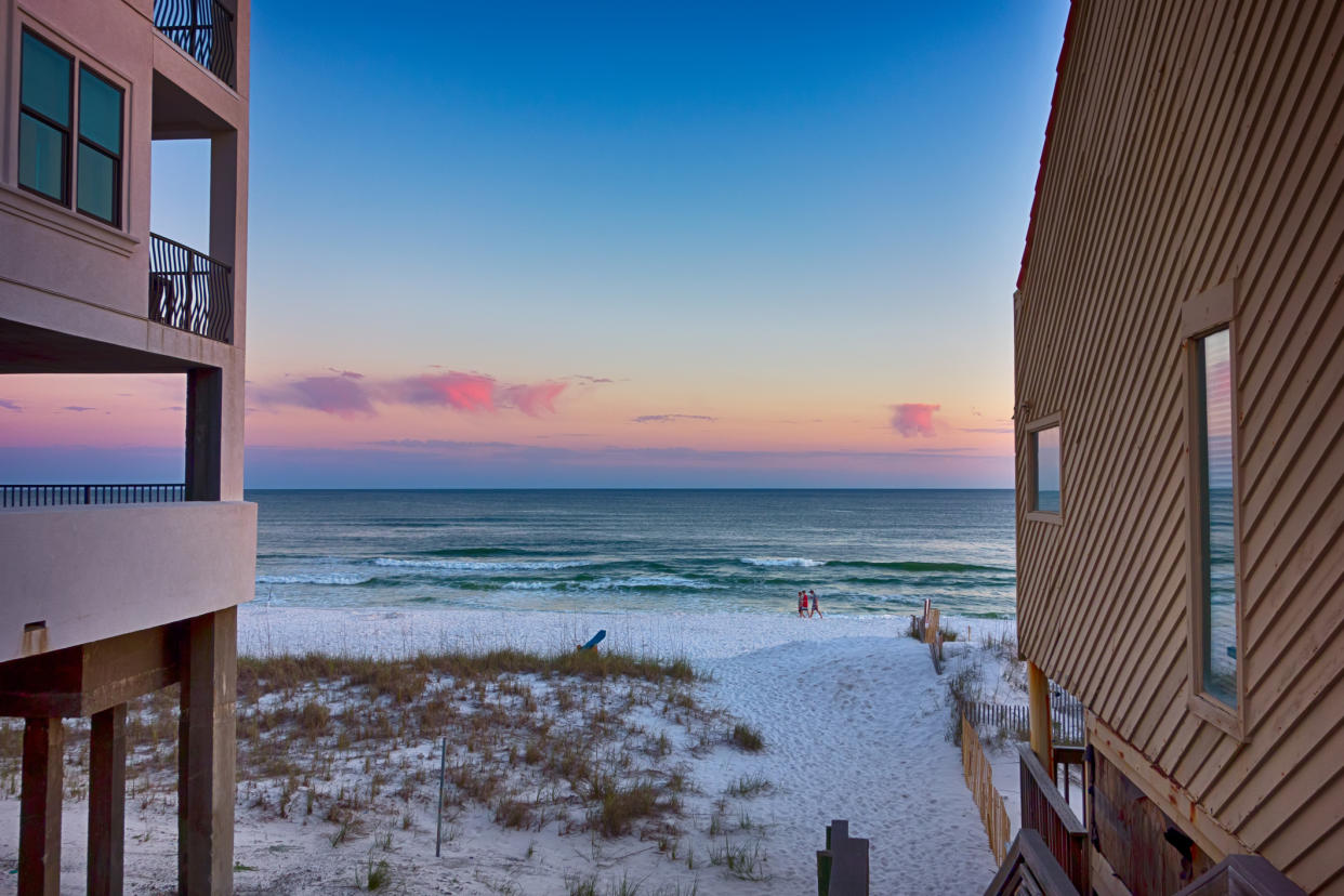 Rosemary beach in California has an incredible vibe. (Getty Images)