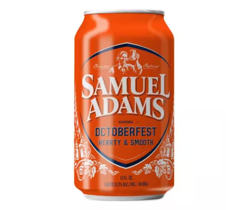 <p><strong>Boston, Massachusetts</strong></p><p><strong>Style:</strong> Märzen</p><p><a href="https://www.samueladams.com/our-beers/limited-release/marzen/octoberfest" rel="nofollow noopener" target="_blank" data-ylk="slk:Samuel Adams;elm:context_link;itc:0;sec:content-canvas" class="link ">Samuel Adams</a> calls Oktoberfest a “brief moment of fall beer drinking beauty.” The brewery's seasonal beer is copper-amber in color with a nice set of foam on its shoulders. The brewery makes its own malt blend for the beer and you can smell that and toasted bread when you take a sniff. It has flavors of sweet bread dough and caramel with a bit of funkiness.</p><p><strong>ABV:</strong> 5.3%</p>