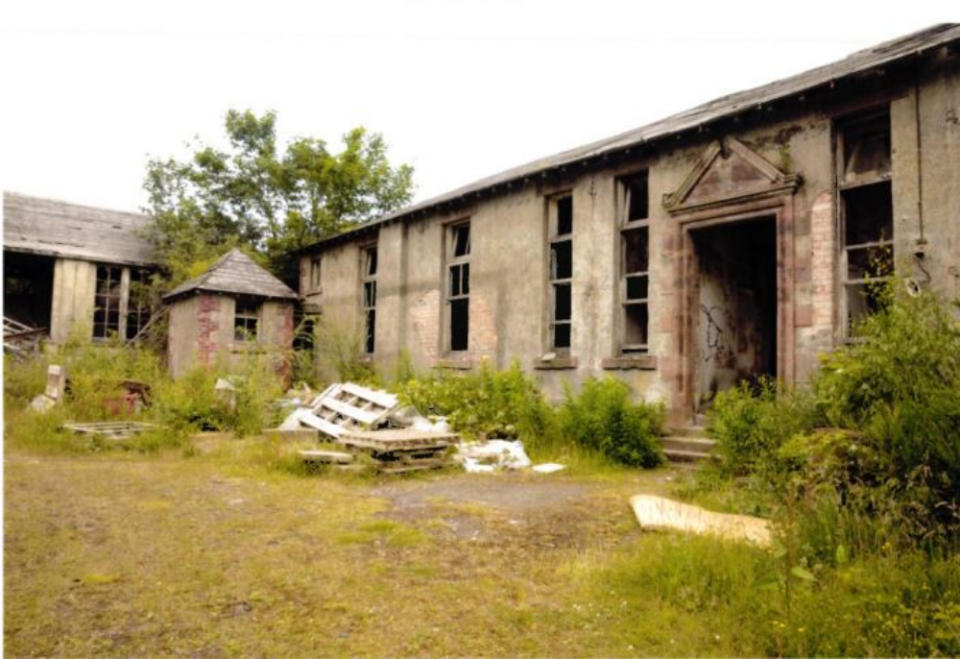 The derelict building Imrie set fire to 