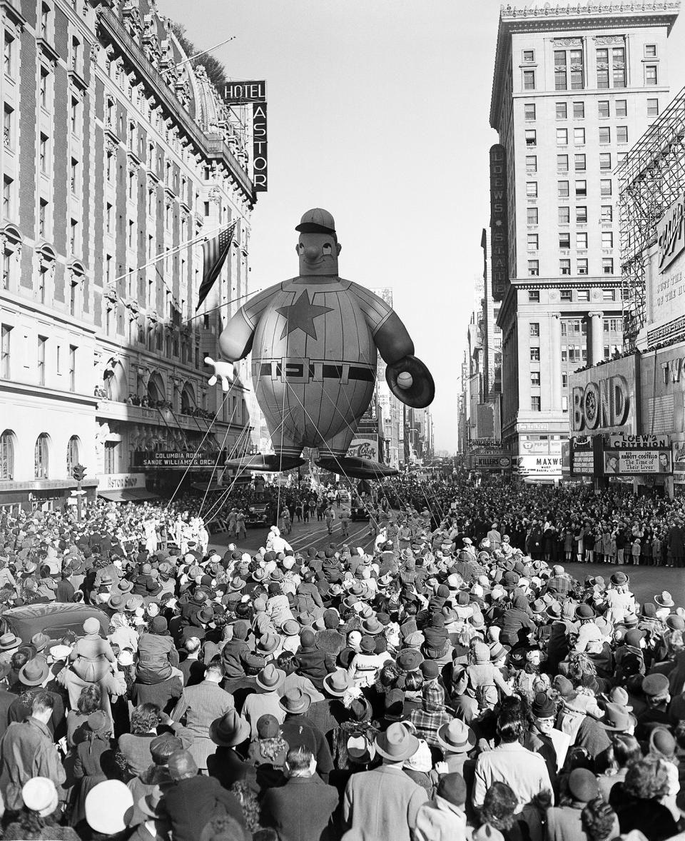 Past and present: balloons of Macy’s Thanksgiving Day Parade