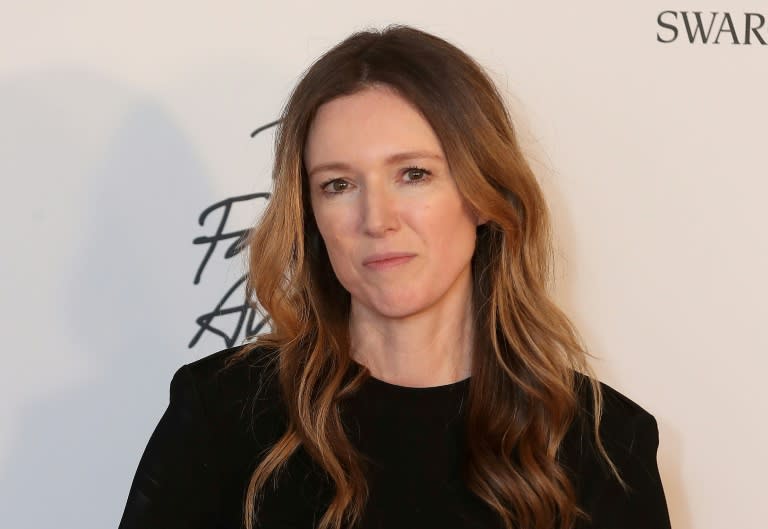 Givenchy's artistic director Clare Waight Keller received the British designer of the year womenswear award