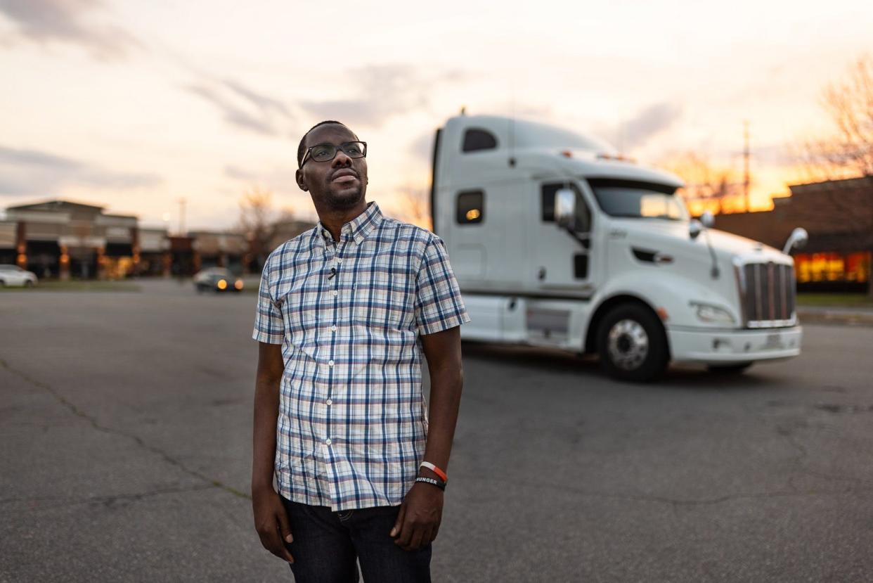 Jerry Johnson flew from Charlotte, North Carolina, to Phoenix with $39,500 cash to buy a new semitruck for his small business. Phoenix police took the money without criminal charges.