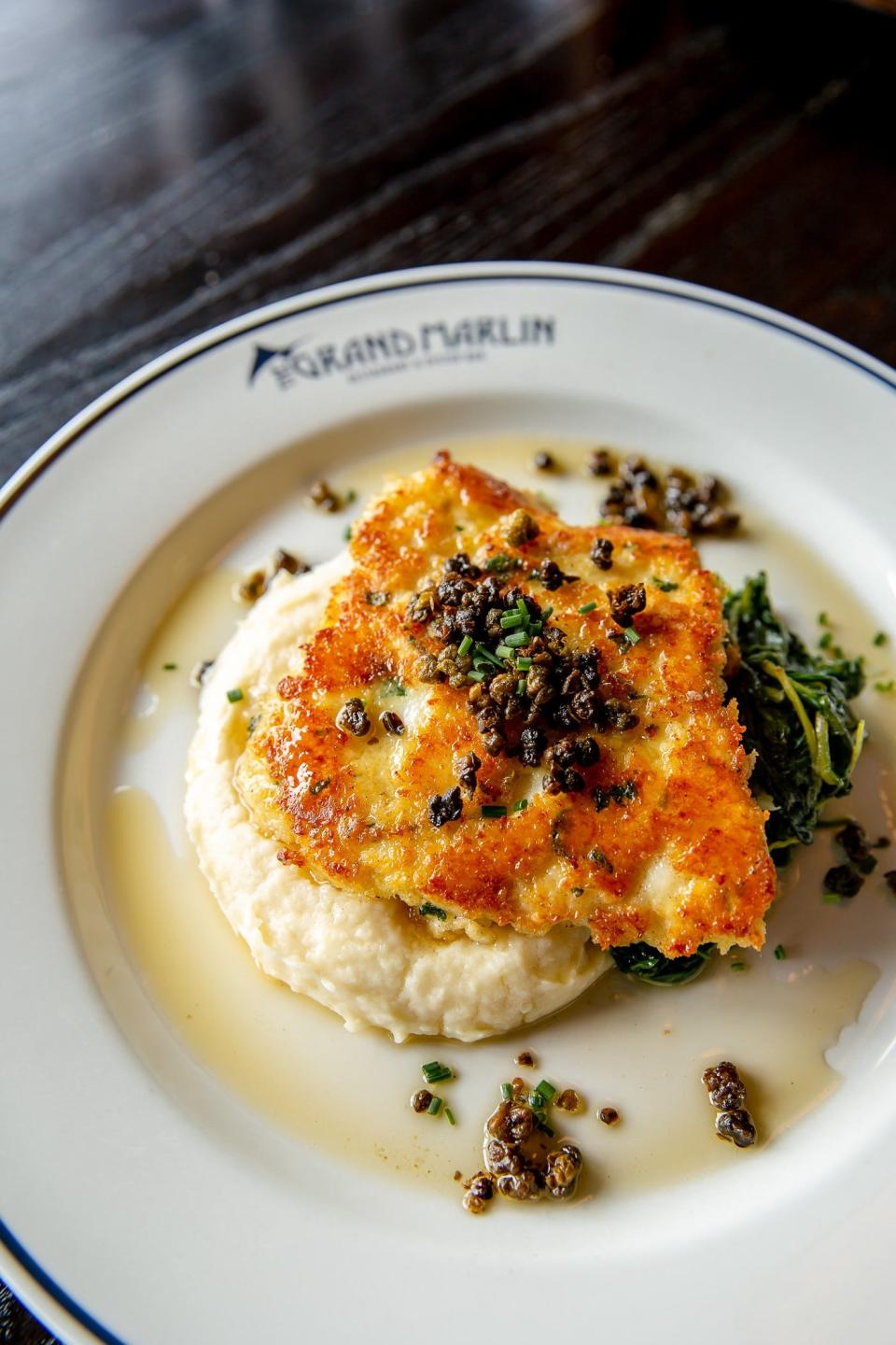 The Grouper Picatta is a famed dish at Pensacola Beach's The Grand Marlin.