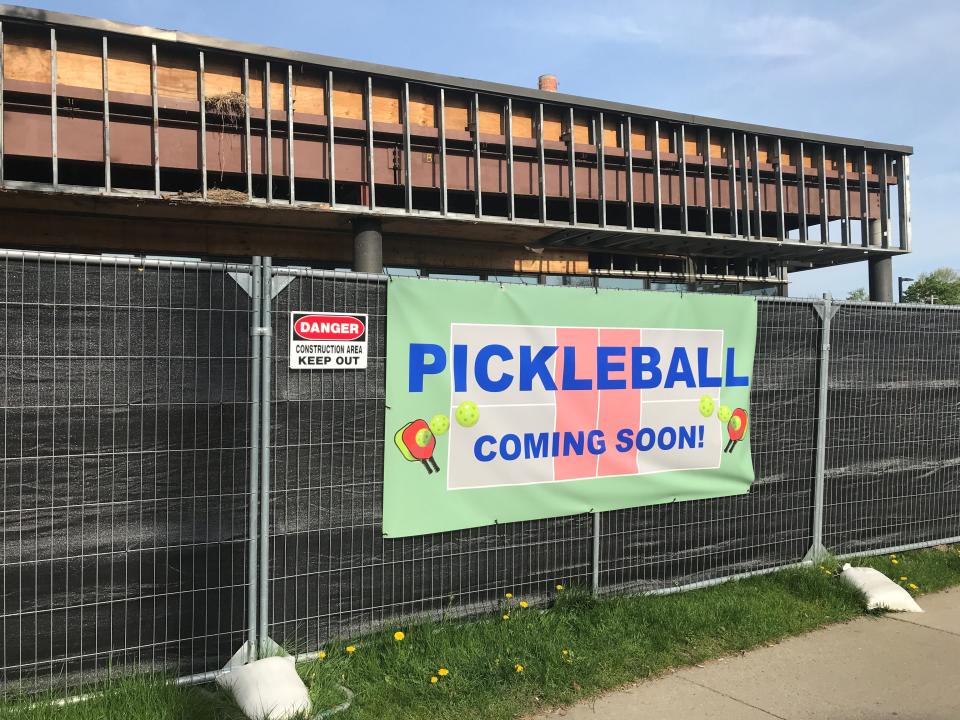 An indoor pickleball venue is under construction at 75 N. Main St. in Fairport, which is part of The Cannery complex.