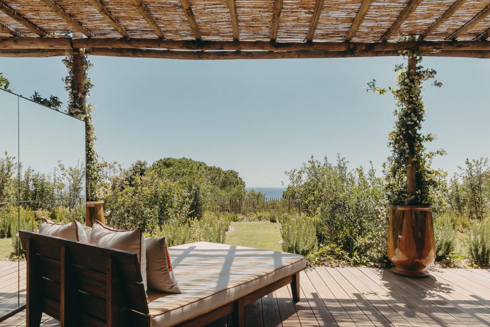 garden and the sea suite at lilly of the valley hotel near st tropez