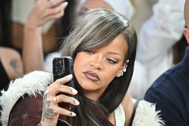 Rihanna at Paris Fashion Week