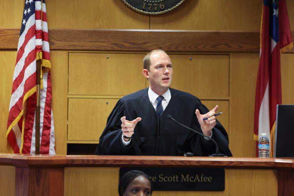 Fulton County Superior Couty Judge Scott McAfee. (Getty Images)