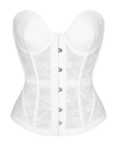 <p>SKIMS</p> SKIMS' lace corset