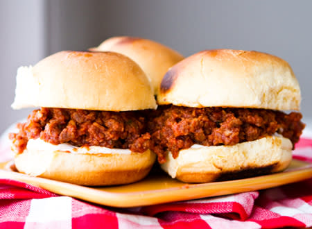 TVP Sloppy Joe Sliders