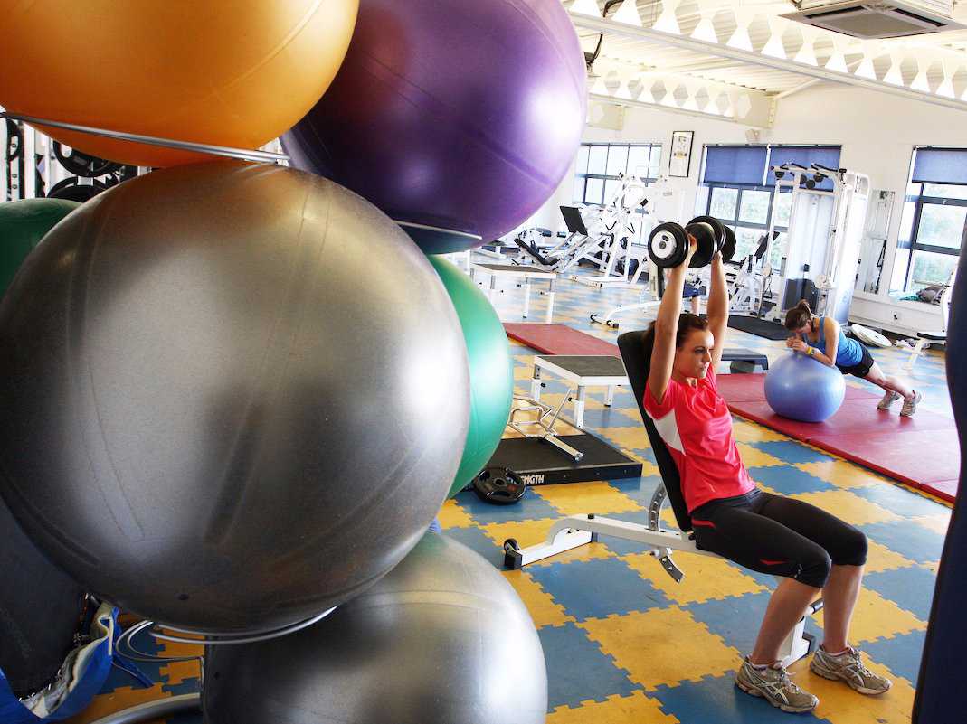 Women Working out at Gym