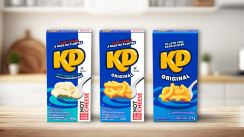 KD NotMacandCheese et KD Gluten Free (Photo: Business Wire)