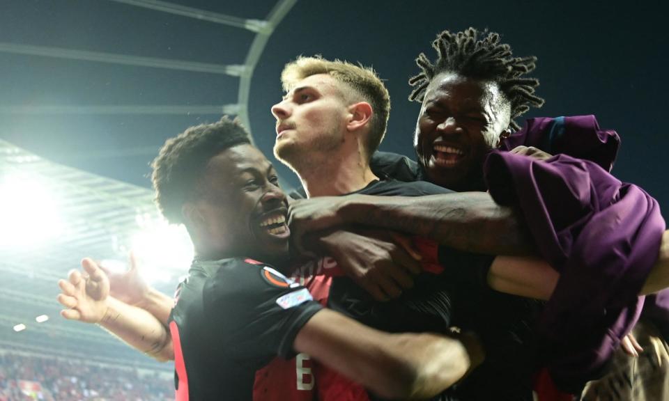 <span>Roll on the European Super Cup of Inevitability.</span><span>Photograph: Ina Fassbender/AFP/Getty Images</span>
