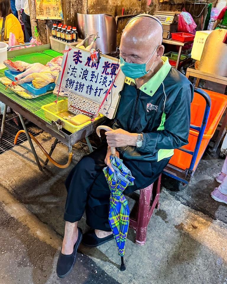 ▲楊元慶曝光73歲李炳輝近照。（圖／楊元慶 無法取代的溜溜球臉書授權）