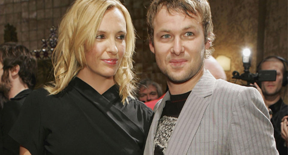 Toni Collette and her husband Dave Galafassi. Source: Getty Images