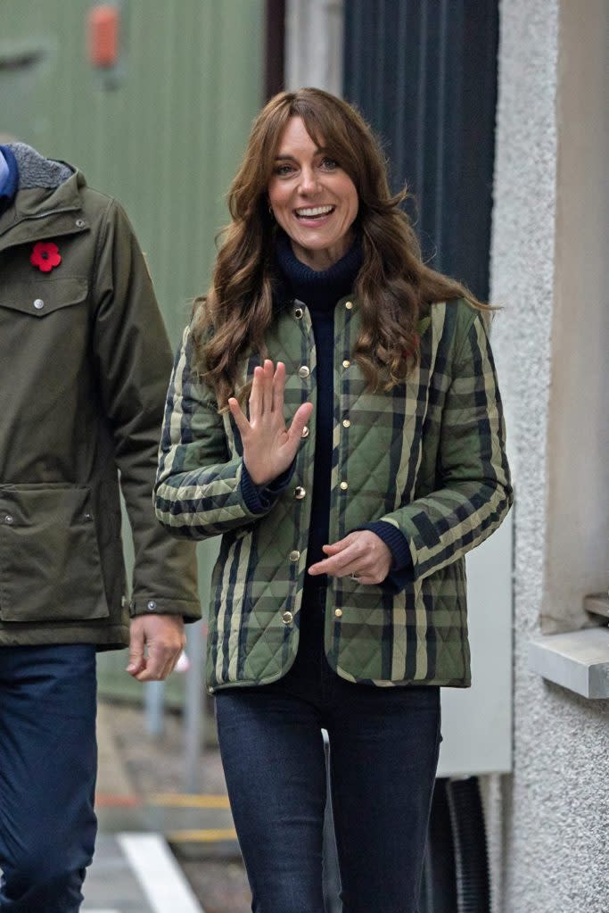 Kate Middleton, pictured here in November 2023, was reportedly spotted visiting a farm shop in Old Windsor, England, over the weekend. Getty Images