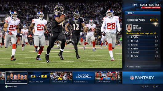 ESPN coming to Xbox One, NFL.com fantasy football on Xbox 360 now