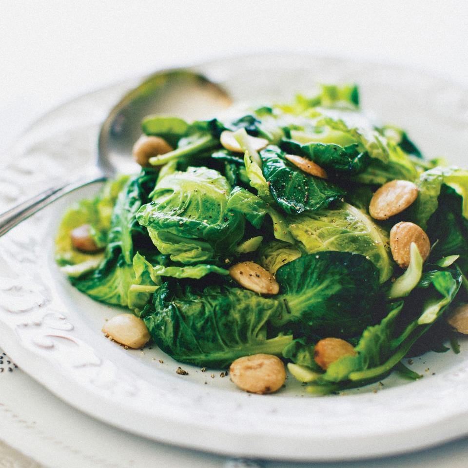 Brussel Leaf and Baby Spinach Sauté